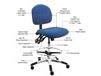BENCH DEPOT™ ESD CLEANROOM CHAIRS