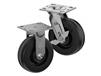 ZINC PLATED CASTERS - PHENOLIC WHEELS