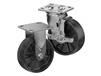 STAINLESS STEEL CASTERS - GLASS-FILLED NYLON WHEELS