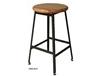 INDUSTRIAL SHOP STOOLS - WOOD SEAT
