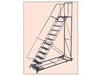 HEAVY DUTY 600 LB. CAPACITY STAIRWAY SLOPE LADDER