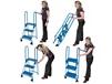 STEEL AND ALUMINUM LOCK-N-STOCK FOLDING LADDER