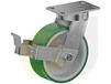 CASTERDEPOT TOP PLATE CASTERS - POLY ON CAST IRON WHEEL - CAPACITIES UP TO 3000 LBS.