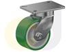 CASTERDEPOT TOP PLATE CASTERS - POLY ON CAST IRON WHEEL - CAPACITIES  UP TO 3500 LBS.