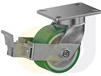 CASTERDEPOT TOP PLATE CASTERS - POLY ON CAST IRON WHEEL - CAPACITIES  UP TO 3500 LBS.