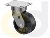 ZINC PLATED CASTERS - GLASS-FILLED NYLON WHEELS