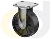 ZINC PLATED CASTERS - GLASS-FILLED NYLON WHEELS