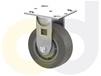 ZINC PLATED CASTERS - THERMO-RUBBER WHEELS