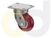 ZINC PLATED CASTERS - POLY ON ALUMINUM WHEELS