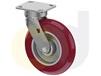 ZINC PLATED CASTERS - POLY ON ALUMINUM WHEELS