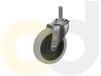 THREADED STEM CASTERS - THERMO-RUBBER WHEELS