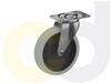 TOP PLATE CASTERS- THERMO-RUBBER WHEELS