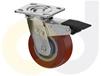 STAINLESS STEEL CASTERS - THERMO-URETHANE WHEELS