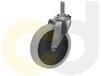 THREADED STEM CASTERS - THERMO-RUBBER WHEELS