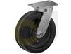ZINC PLATED KINGPINLESS CASTER- PHENOLIC WHEELS