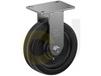 ZINC PLATED KINGPINLESS CASTERS- PHENOLIC WHEELS