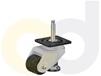 CASTERDEPOT LEVELING CASTERS - EXTENDED FOOT ADJUSTMENT - CAPACITIES UP TO 700 KG.
