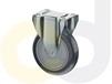 ZINC PLATED CASTERS - THERMO-URETHANE WHEELS