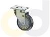 ZINC PLATED CASTERS - THERMO-URETHANE WHEELS