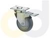 ZINC PLATED CASTERS - THERMO-RUBBER WHEELS