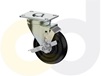 ZINC PLATED CASTERS - POLYOLEFIN WHEELS