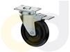 ZINC PLATED CASTERS - POLYOLEFIN WHEELS