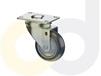 ZINC PLATED CASTERS - THERMO-URETHANE WHEELS