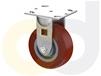 ZINC PLATED CASTERS - THERMO-URETHANE WHEELS