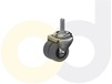 LOW PROFILE CASTERS - THERMO-RUBBER WHEELS