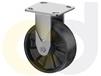 STAINLESS STEEL CASTERS - GLASS-FILLED NYLON WHEELS