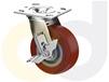 CASTERDEPOT TOP PLATE CASTERS - THERMO-URETHANE WHEEL - CAPACITIES UP TO 800 LBS.