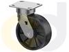 ZINC PLATED CASTERS - GLASS-FILLED NYLON WHEELS