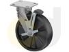 ZINC PLATED CASTERS - GLASS-FILLED NYLON WHEELS
