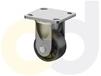 ZINC PLATED CASTERS - GLASS-FILLED NYLON WHEELS