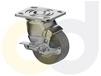STAINLESS STEEL CASTERS - THERMO-RUBBER WHEELS