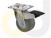 STAINLESS STEEL CASTERS - THERMO-RUBBER WHEELS