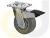 STAINLESS STEEL CASTERS - THERMO-RUBBER WHEELS