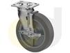 STAINLESS STEEL CASTERS - THERMO-RUBBER WHEELS