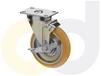 STAINLESS STEEL CASTERS - POLY ON ALUMINUM WHEELS