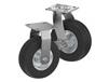 CASTERDEPOT TOP PLATE CASTERS - NEVER-FLAT WHEEL - CAPACITIES UP TO 500 LBS.