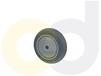 ZINC PLATED CASTERS - THERMO-RUBBER WHEELS