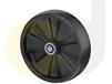 ZINC PLATED CASTERS - GLASS-FILLED NYLON WHEELS