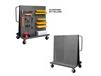 LOUVERED PANEL &amp; PEGBOARD A-FRAME TRUCKS