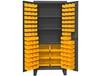HEAVY DUTY STORAGE CABINETS WITH HOOK-ON BINS