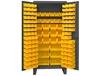 HEAVY DUTY STORAGE CABINETS WITH HOOK-ON BINS