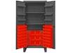 HEAVY DUTY STORAGE CABINETS WITH HOOK-ON BINS
