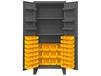 HEAVY DUTY STORAGE CABINETS WITH HOOK-ON BINS