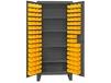 HEAVY DUTY STORAGE CABINETS WITH HOOK-ON BINS