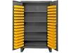 HEAVY DUTY STORAGE CABINETS WITH HOOK-ON BINS