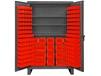 HEAVY DUTY STORAGE CABINETS WITH HOOK-ON BINS